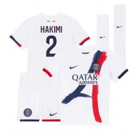 Camiseta Paris Saint-Germain Achraf Hakimi #2 Visitante Equipación para niños 2024-25 manga corta (+ pantalones cortos)